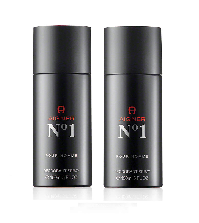 2xPack Aigner No. 1 Deodorant Spray - 300 ml