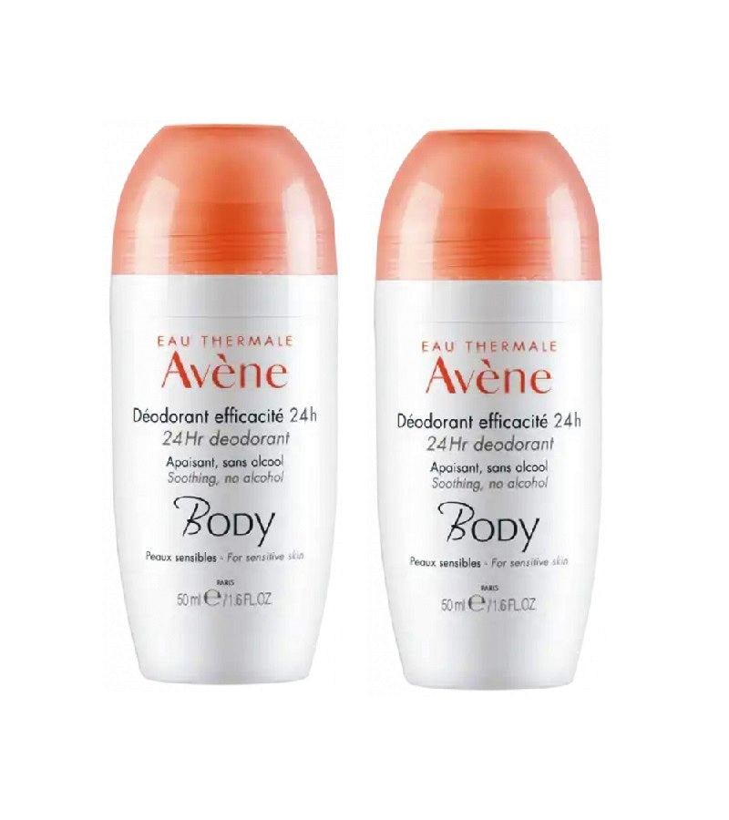 2xPack Avene Body Deodorant 24H Effectiveness - 100 ml