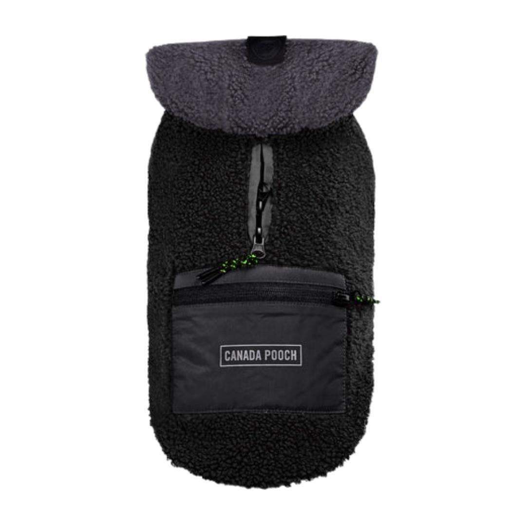 Canada Pooch Dog Cool Factor Hoodie Black/Gray 16