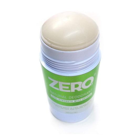 ZERO Dual Strength Aluminum Free Deodorant with Baking Soda and Oxygen - Eliminate Odor Any Time. All natural shea butter formula with essential oils (1 pack)