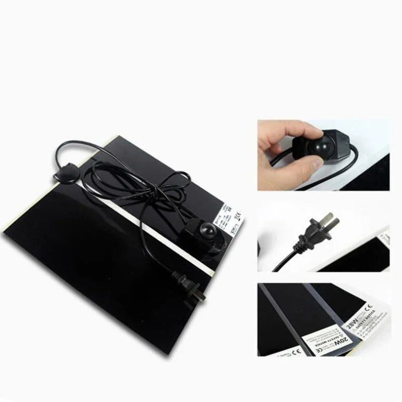 5-45W Terrarium Reptiles Heat Mat Climbing Pet Heating Warm Pads Adjustable Temperature Controller Mats Reptiles Supplies [PET]